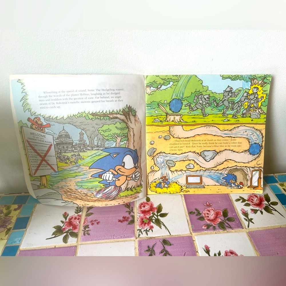 Vintage 1994 Sonic the Hedgehog 2: The Secret Admirer Book Special Edition - Picture 4 of 6